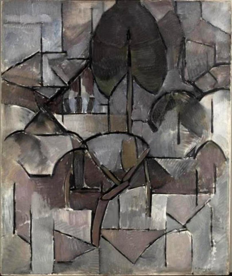 Piet Mondriaan - Landscape with trees - 0334309 - Kunstmuseum Den Haag
