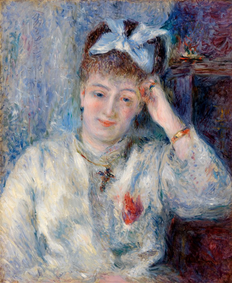Pierre-Auguste Renoir - Portrait of Mademoiselle Marie Murer (Portrait de Mademoiselle Marie Murer) - BF712 - Barnes Foundation
