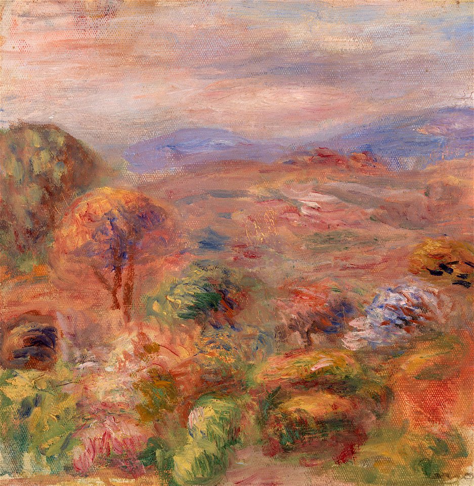 Pierre-Auguste Renoir - Landscape (Paysage) - BF536 - Barnes Foundation