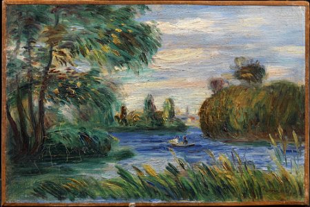 Pierre-Auguste Renoir - River Landscape - y1968-1 - Princeton University Art Museum