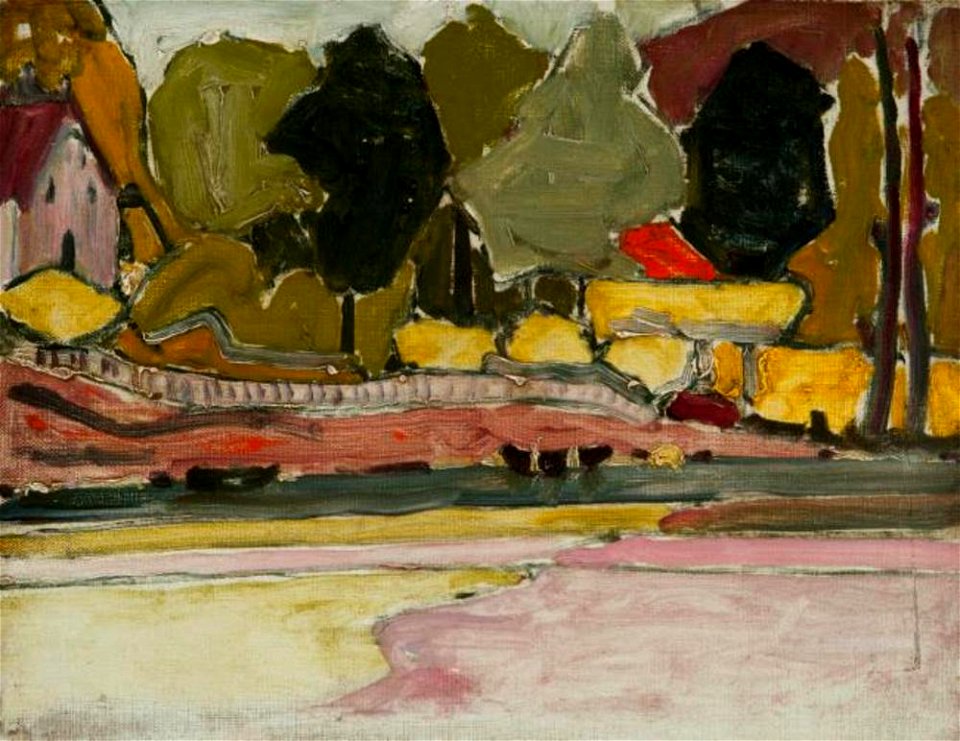 Piet Mondriaan - Aan de oever - C17 - Piet Mondrian, catalogue raisonné