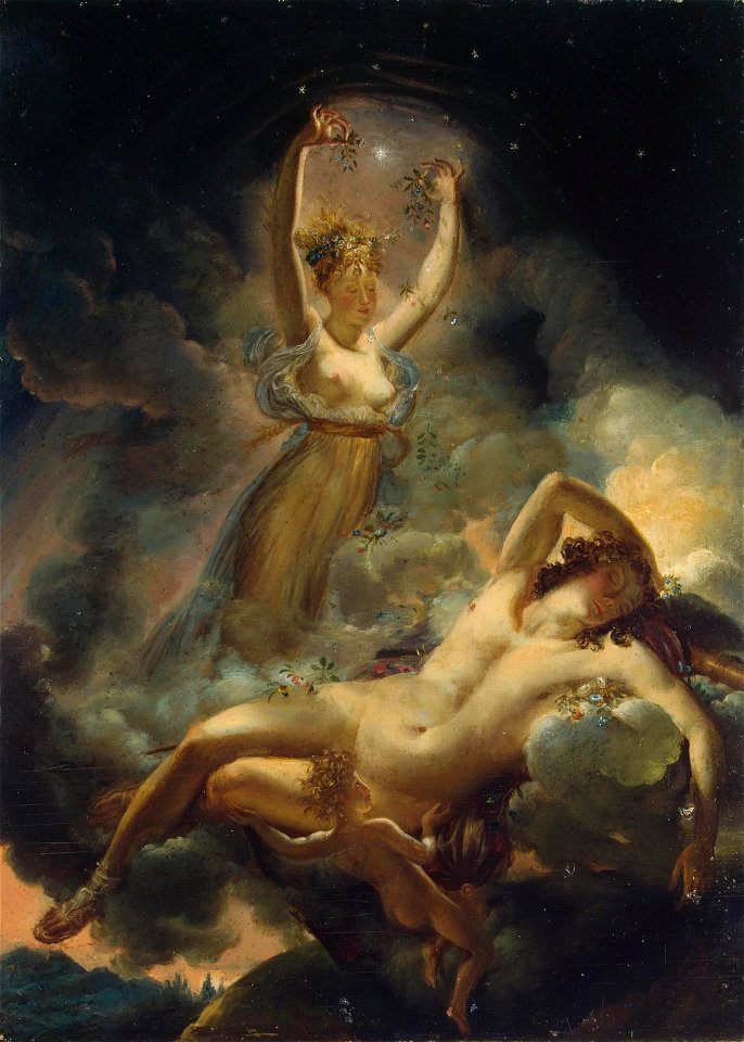 Pierre-Narcisse Guérin - Aurora and Cephalus (study)