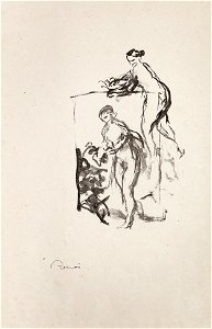 Pierre-Auguste Renoir Femme au Cep de Vigne 3eme