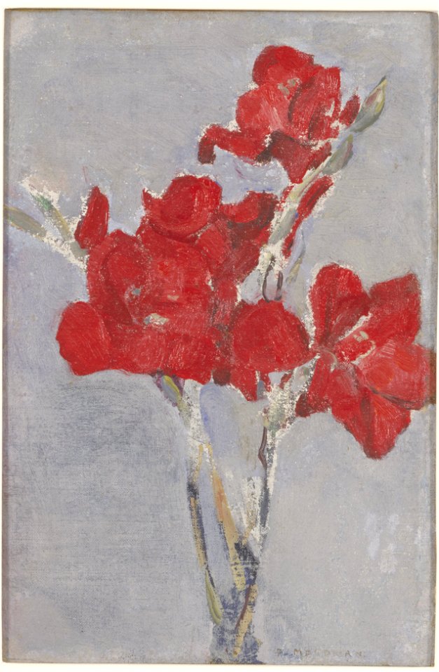 Piet Mondrian - Red Gladioli - 91.148.4 - Minneapolis Institute of Arts