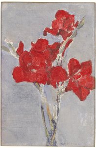 Piet Mondrian - Red Gladioli - 91.148.4 - Minneapolis Institute of Arts