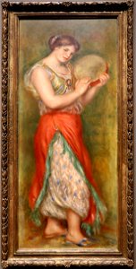 Pierre-auguste renoir, danzatrice con tamburello, 1909