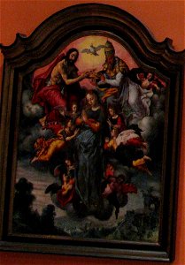 Pieter Aertsen - Coronation of the Virgin c. 1560 (cropped)