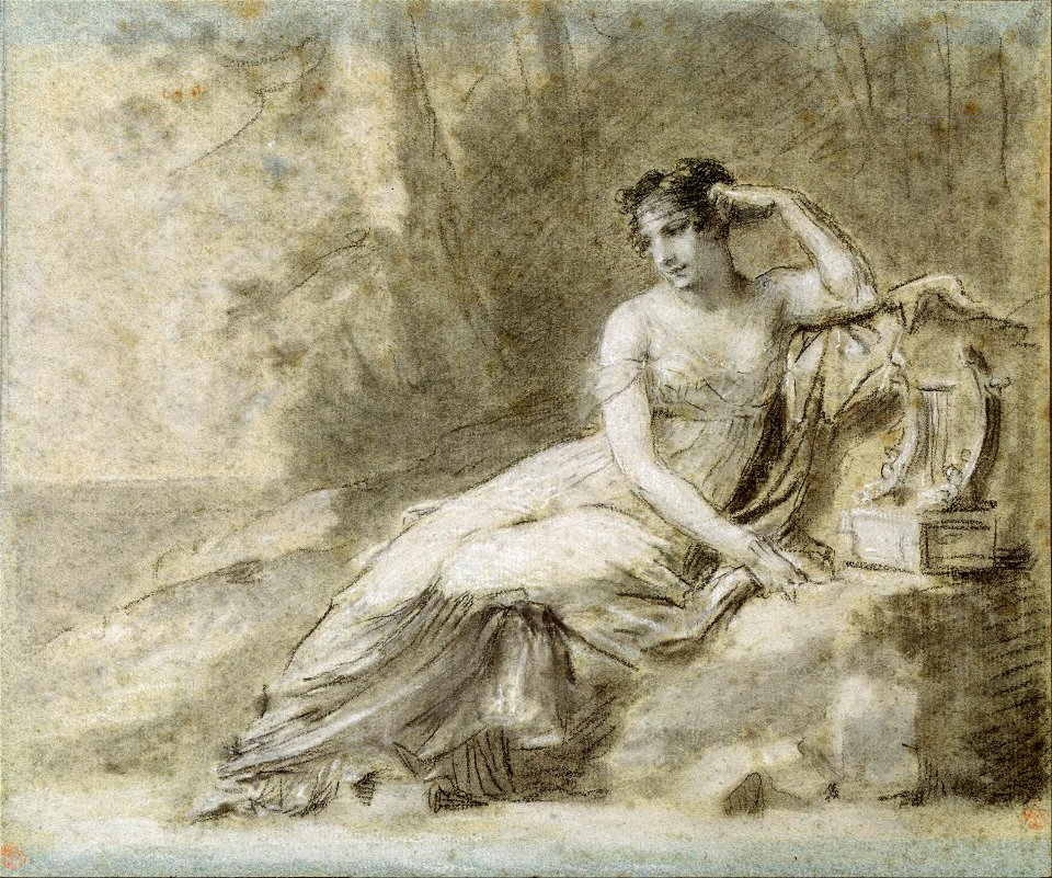 Pierre-Paul Prud'hon - Study for a Portrait of Empress Joséphine - Google Art Project