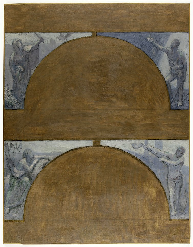 Pierre-Cécile Puvis de Chavannes - Les saisons, esquisse pour l'Hôtel de Ville de Paris - PPP4220 - Musée des Beaux-Arts de la ville de Paris