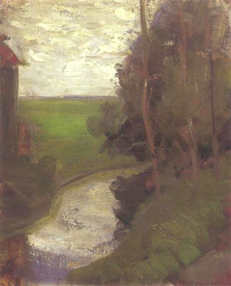 Piet Mondriaan - Fragment of an irrigation ditch - A236 - Piet Mondrian, catalogue raisonné