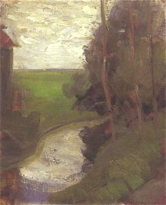 Piet Mondriaan - Fragment of an irrigation ditch - A236 - Piet Mondrian, catalogue raisonné