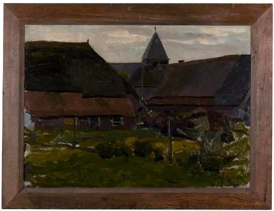 Piet Mondriaan - Farm buildings in an Achterhoek village - 0334246 - Kunstmuseum Den Haag