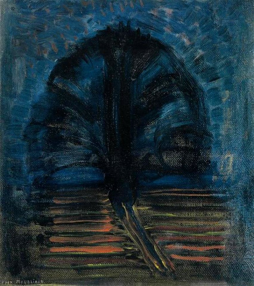 Piet Mondriaan - Blue willow tree II - A664 - Piet Mondrian, catalogue raisonné