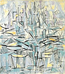 Piet Mondriaan - Composition No. XVI, Compositie 1 (Arbres), 1912 - 1913 - Fondation Beyeler