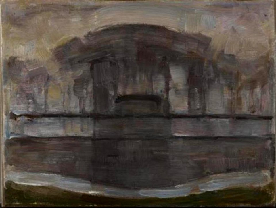 Piet Mondriaan - Geinrust farm in the mist - 0334280 - Kunstmuseum Den Haag
