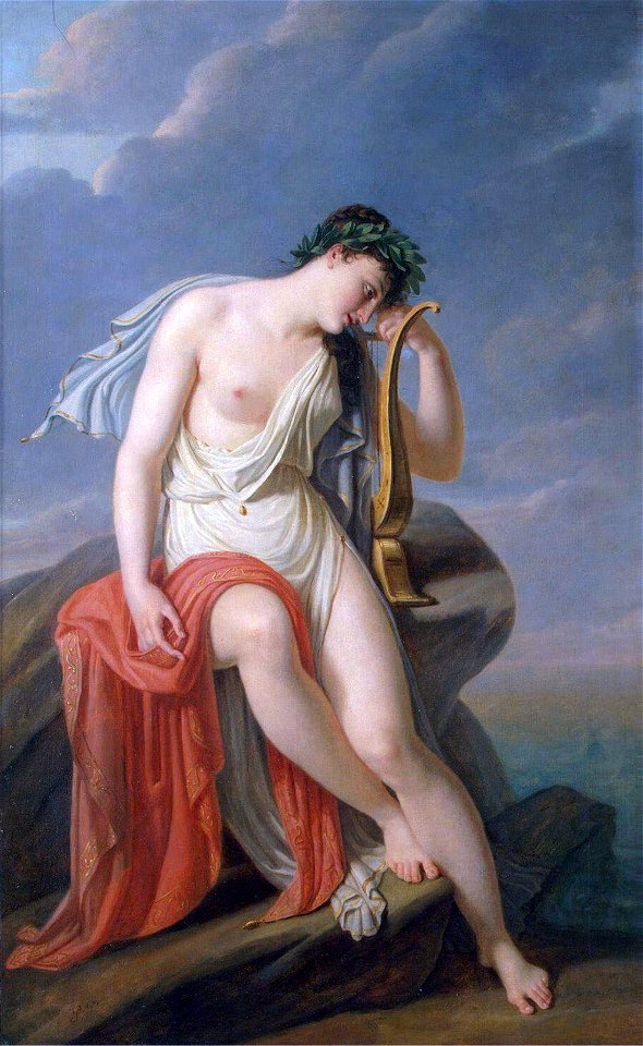 Pierre-Narcisse Guérin - Sappho on the Leucadian Cliff - WGA10969FXD