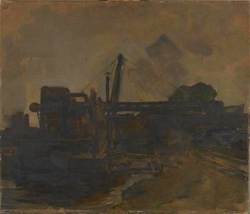 Piet Mondriaan - Dredge II - 0334271 - Kunstmuseum Den Haag