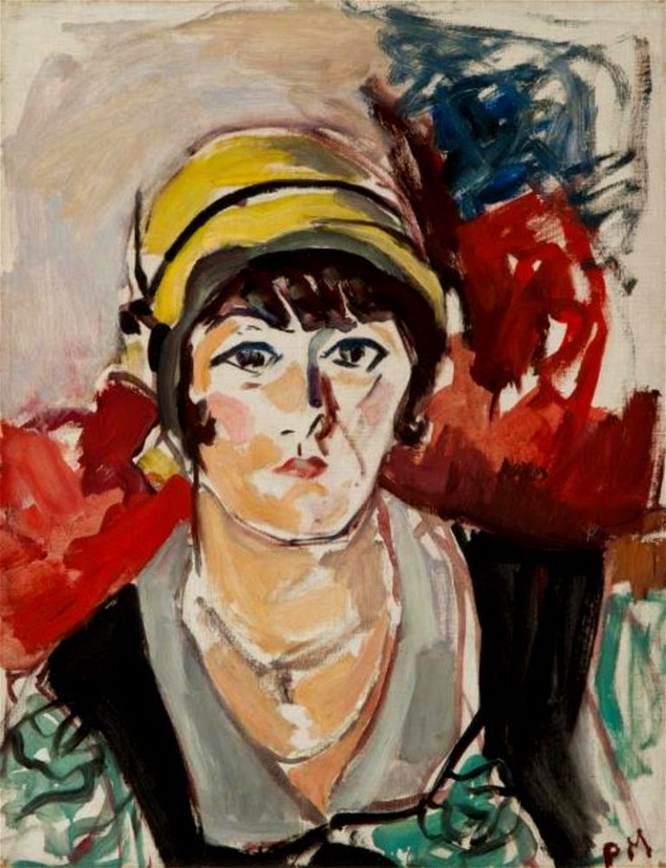 Piet Mondriaan - Meisje met geel hoedje - C32 - Piet Mondrian, catalogue raisonné