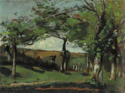 Piet Mondriaan - Glooiend landschap met bomen - A44 - Piet Mondrian, catalogue raisonné