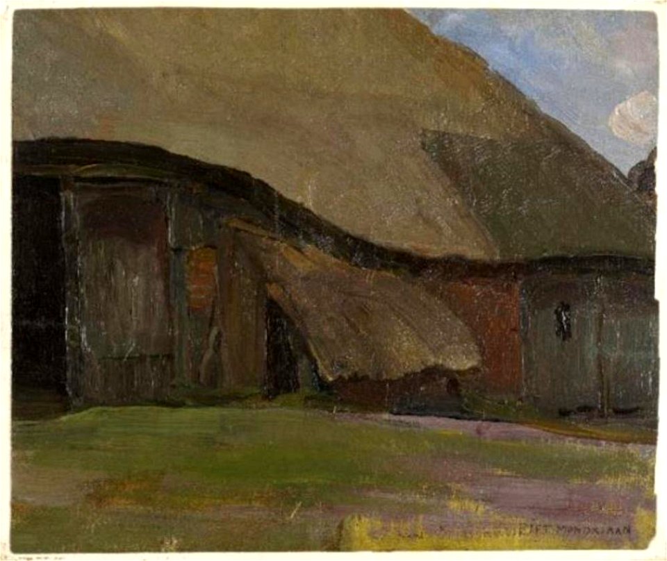Piet Mondriaan - Truncated farm building in Brabant - 0334243 - Kunstmuseum Den Haag