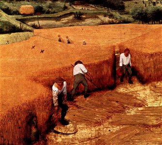 Pieter Bruegel the Elder - The Corn Harvest (detail) - WGA3452