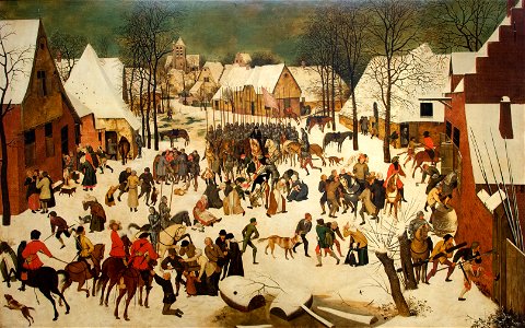 Pieter Brueghel de Jonge (1564 - 1637-38) Kindermoord in Bethlehem - Alte Pinakothek 25-01-2017 16-35-34
