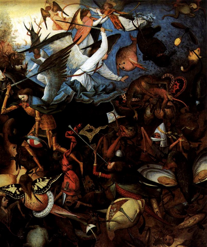 Pieter Bruegel the Elder - The Fall of the Rebel Angels (detail) - WGA03406