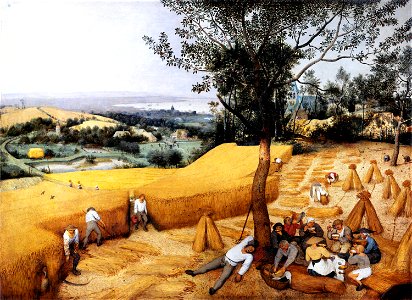 Pieter Bruegel the Elder- The Harvesters - Google Art Project. Free illustration for personal and commercial use.