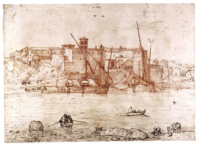 Pieter Bruegel the Elder - ca. 1552-54 - Ripa Grande in Rome