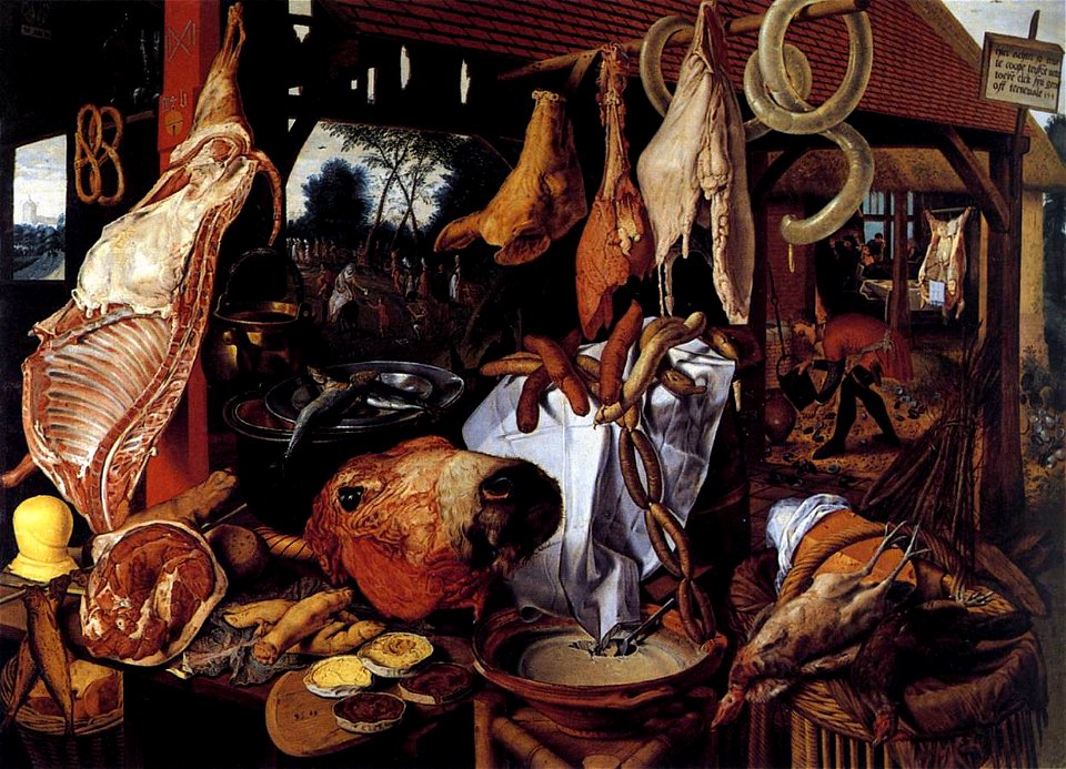 Pieter Aertsen - Butcher's Stall - WGA00066
