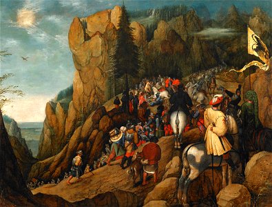 Pieter Brueghel le jeune - La conversion de Saint Paul