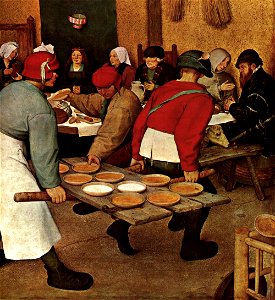 Pieter Bruegel the Elder - Peasant Wedding (detail) - WGA3495