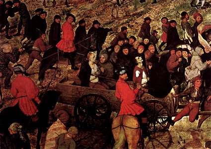 Pieter Bruegel the Elder - Christ Carrying the Cross (detail) - WGA3474