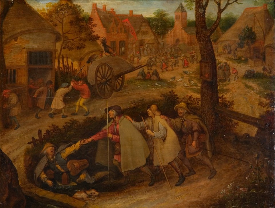 Pieter Brueghel de Jonge - De gelijkenis van de blinden - 0062 - Rijksmuseum Twenthe