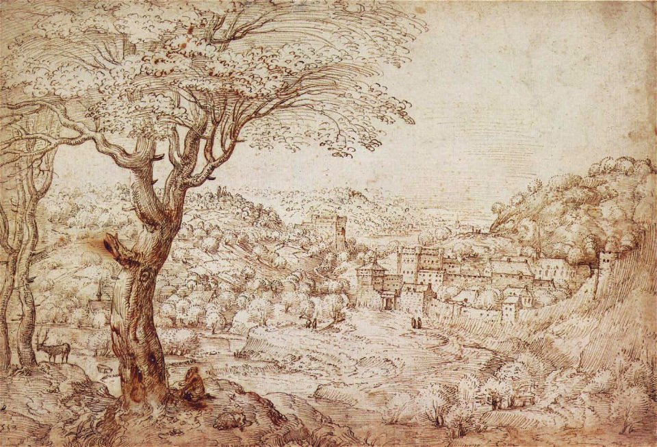 Pieter Bruegel the Elder - 1553 - Landscape with Saint Jerome
