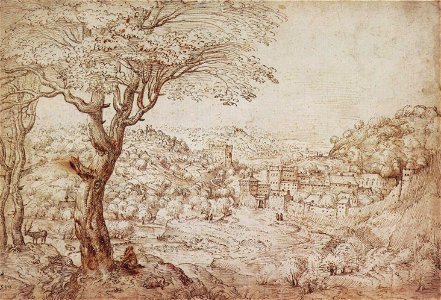 Pieter Bruegel the Elder - 1553 - Landscape with Saint Jerome