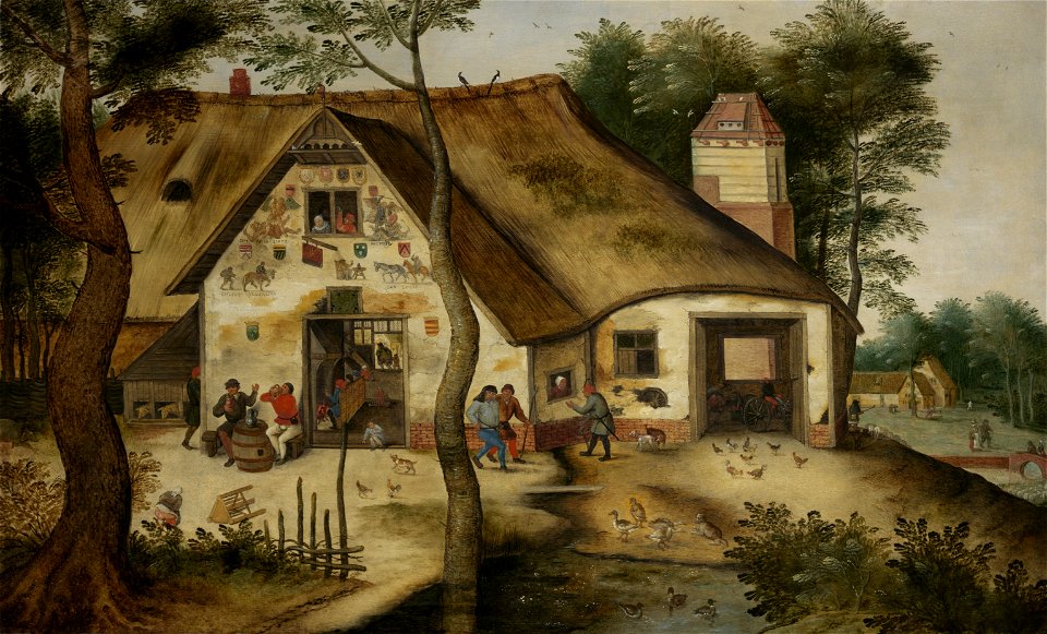 Pieter Brueghel de Jonge - L'Auberge St. Michel - 4481 - Rijksmuseum Twenthe