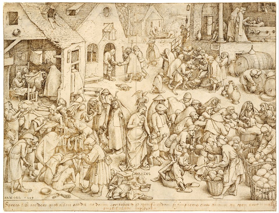 Pieter Bruegel the Elder - Caritas (Charity) - Google Art Project
