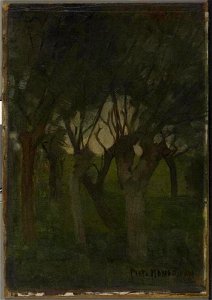 Piet Mondriaan - Willow grove with flattened images - 0334245 - Kunstmuseum Den Haag