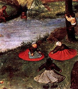 Pieter Bruegel the Elder - Children's Games (detail) - WGA3347