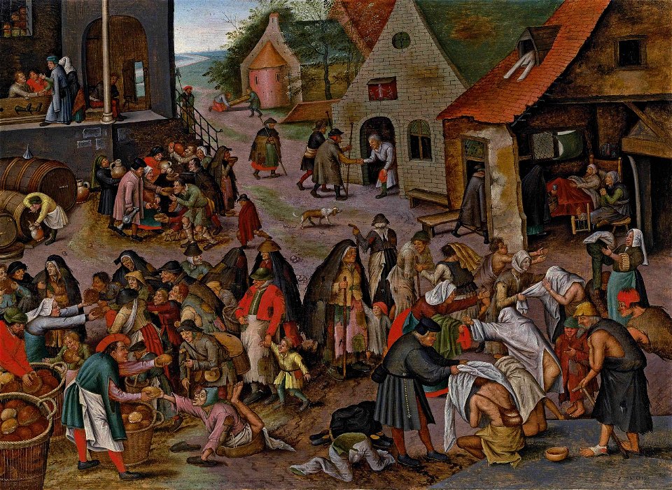 Pieter Brueghel de Jonge - De zeven werken van barmhartigheid