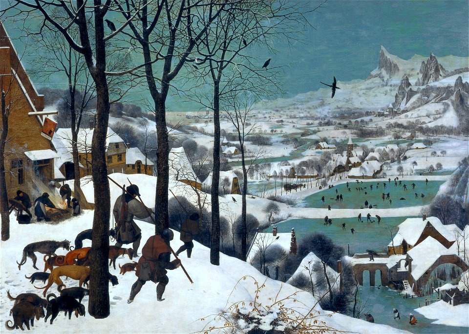 Pieter Bruegel the Elder - Hunters in the Snow (Winter) - Google Art ProjectFXD
