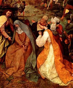 Pieter Bruegel the Elder - Christ Carrying the Cross (detail) - WGA3471. Free illustration for personal and commercial use.