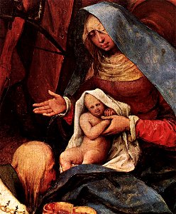 Pieter Bruegel the Elder - The Adoration of the Kings (detail) - WGA3462