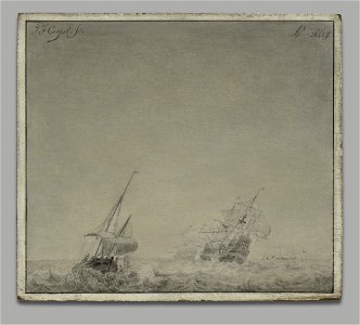 Pieter Coopse - A Stormy Sea - ILE1992.3.2 - Yale University Art Gallery