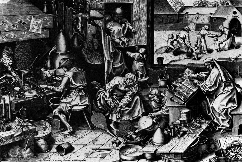 Pieter Bruegel the Elder - The Alchemist - WGA3535