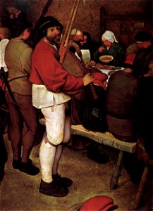 Pieter Bruegel the Elder - Peasant Wedding (detail) - WGA3494
