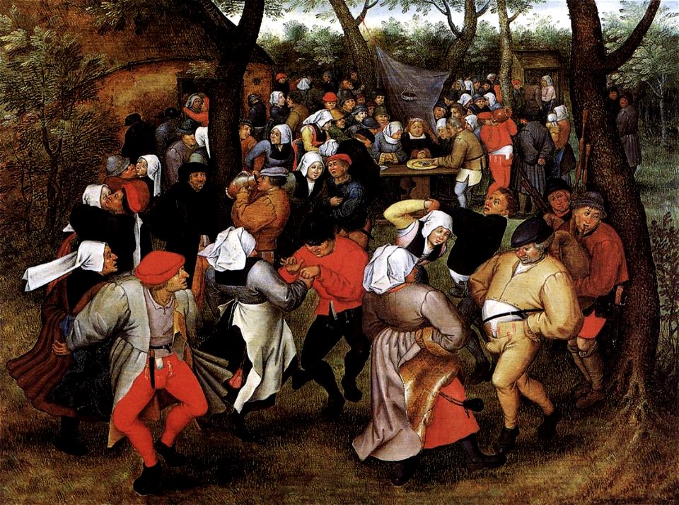 Pieter Brueghel the Younger - Peasant Wedding Dance (Brussel) - WGA03635