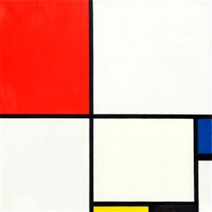 Piet Mondrian - Composition No. III, with red, blue, yellow and black, 1929