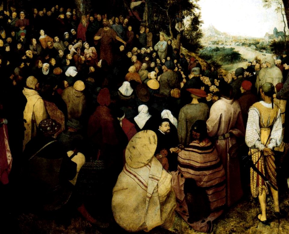 Pieter Bruegel the Elder - The Sermon of St John the Baptist (detail) - WGA3482
